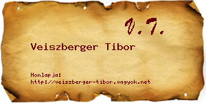 Veiszberger Tibor névjegykártya